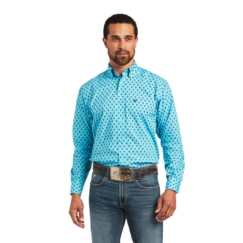 Ariat Hemden Herren - Manuel Classic Fit Blau ( LFDHT-2109 )